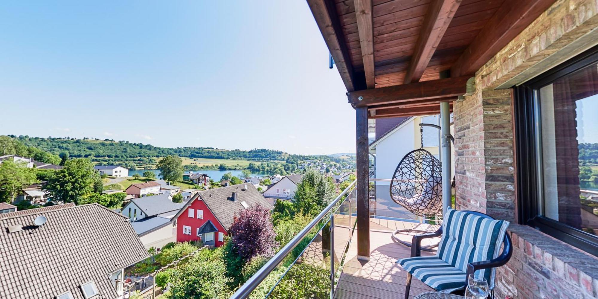 Ferienwohnung Seeblick Schalkenmehren Eksteriør bilde